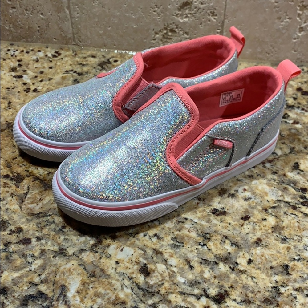 Girls sparkly vans